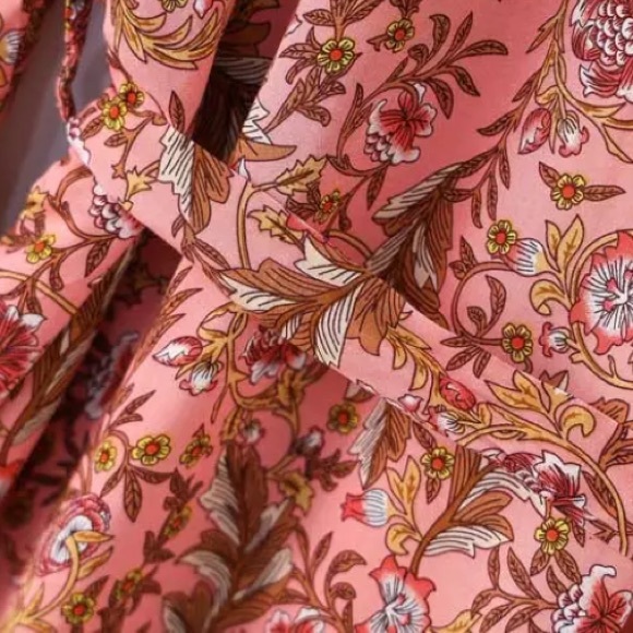 Floral & Paisley Print Kimono Bohemian Duster Wrap Coverup Top Casual - Picture 6 of 12